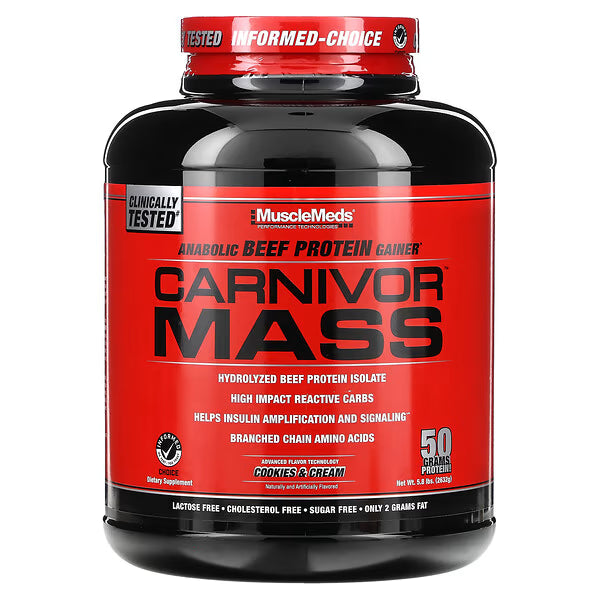 MuscleMeds Carnivor Mass 5.8lbs , Cookies And Cream