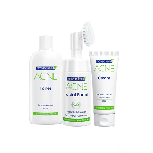 NOVACLEAR ACNE KIT (CREAM,TONER,FACIAL FOAM)