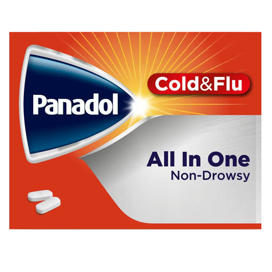 Panadol Cold And Flu All In One Tablets For Cough, Cold & Flu Symptoms, Pack Of 24's