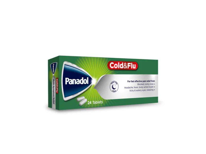 Panadol Cold&Flu Green 24 Tablets