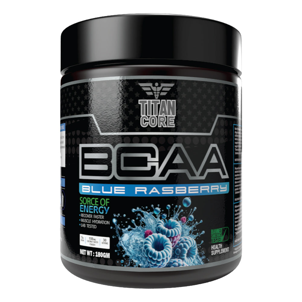 Titan Core BCAA , Blue Raspberry , 180gm