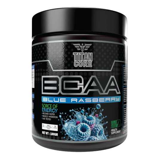 Titan Core BCAA , Blue Raspberry , 180gm