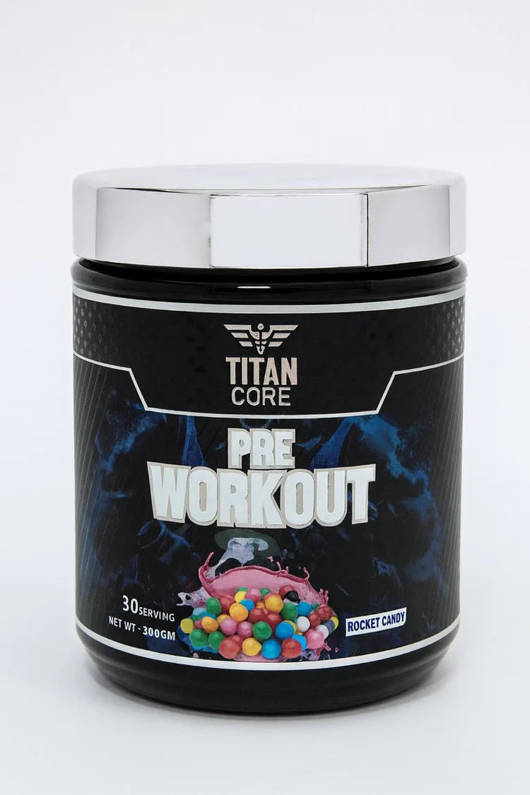 Titan Core Pre Workout 300gm, Rocket Candy