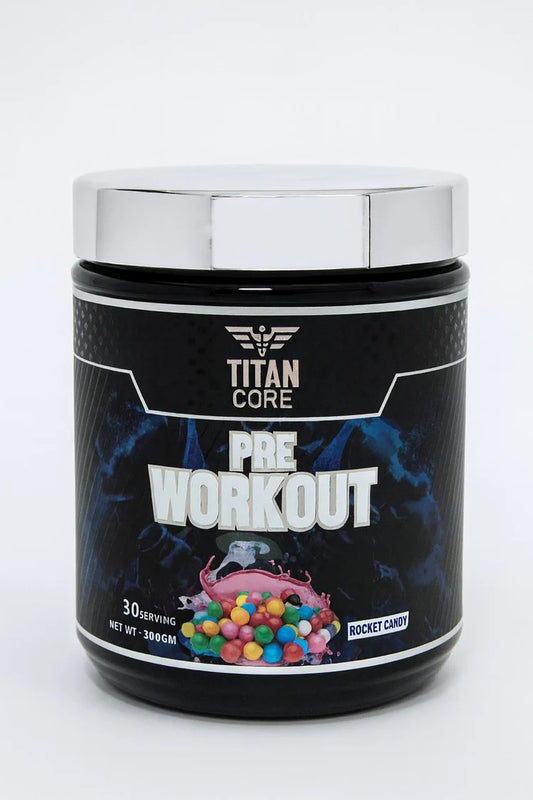 Titan Core Pre Workout 300gm, Rocket Candy