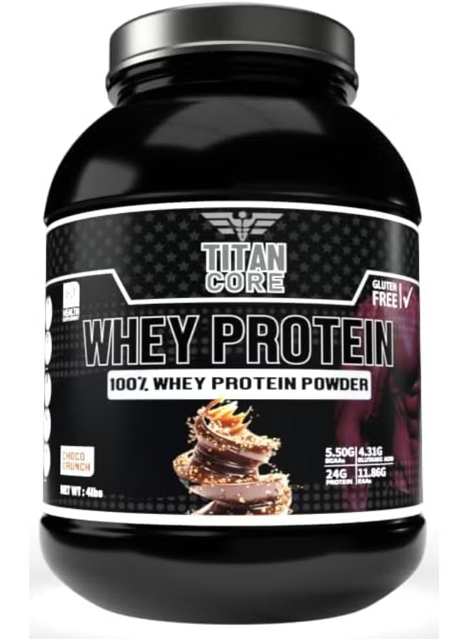 Titan Core Whey Protein 4lbs, Choco Crunch