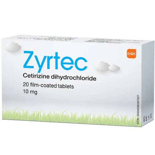 Zyrtec 10mg Tabs 20's